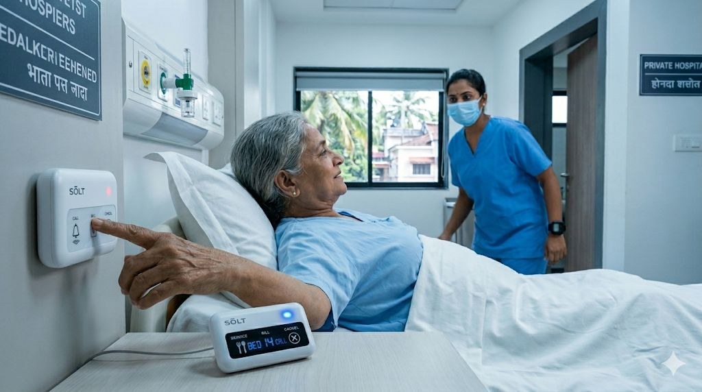 SOLT wireless call bell system hospital India