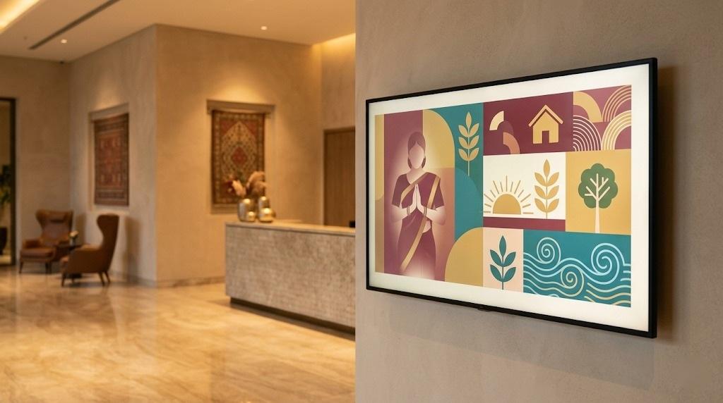 Digital Signage & Lobby Displays for residential developers — ITSPL