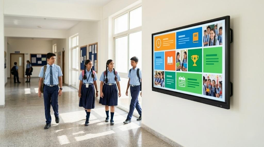 Digital Signage & Campus Communication for school & campus — ITSPL